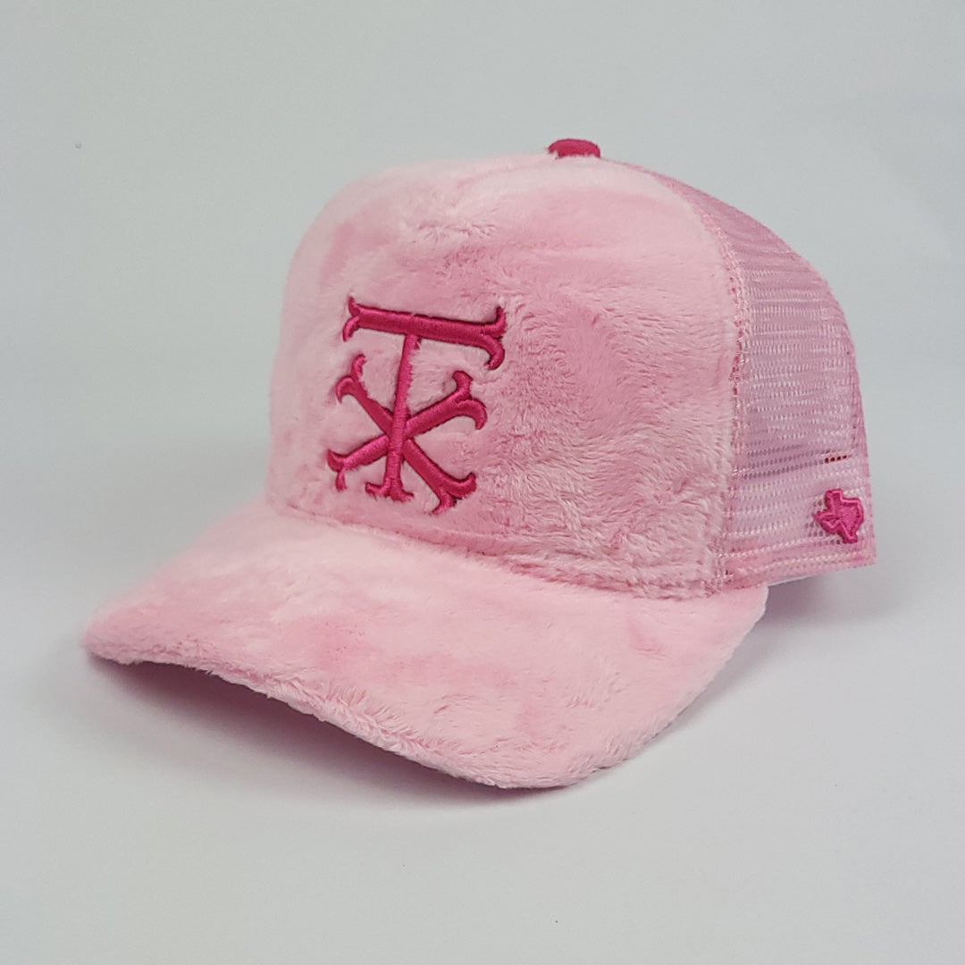 Pink Cadillac Velvet Trucker