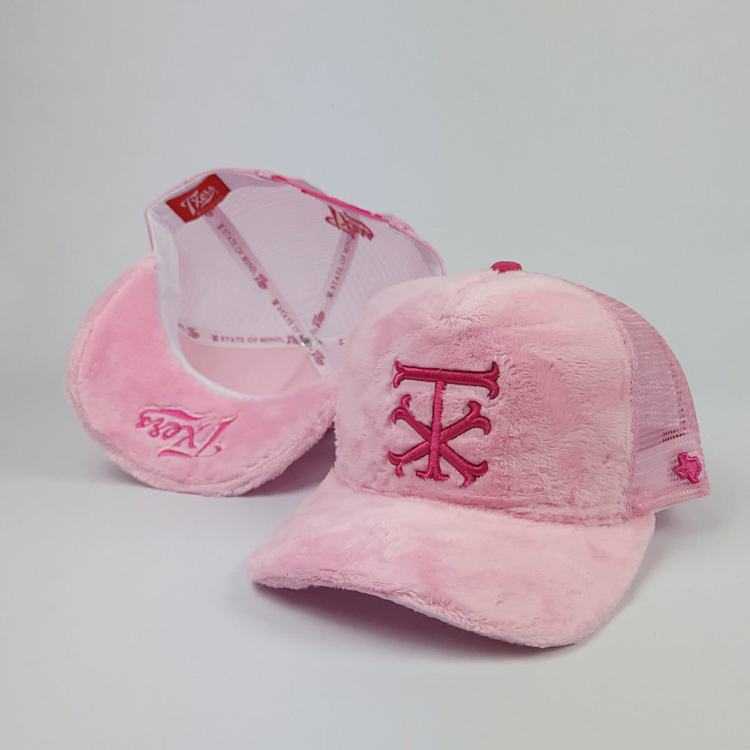 Pink Cadillac Velvet Trucker